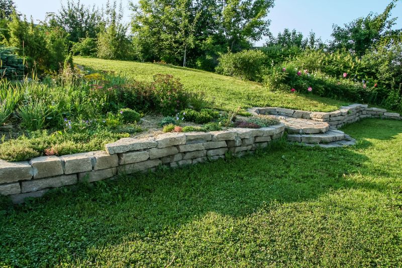 Rock Retaining Wall